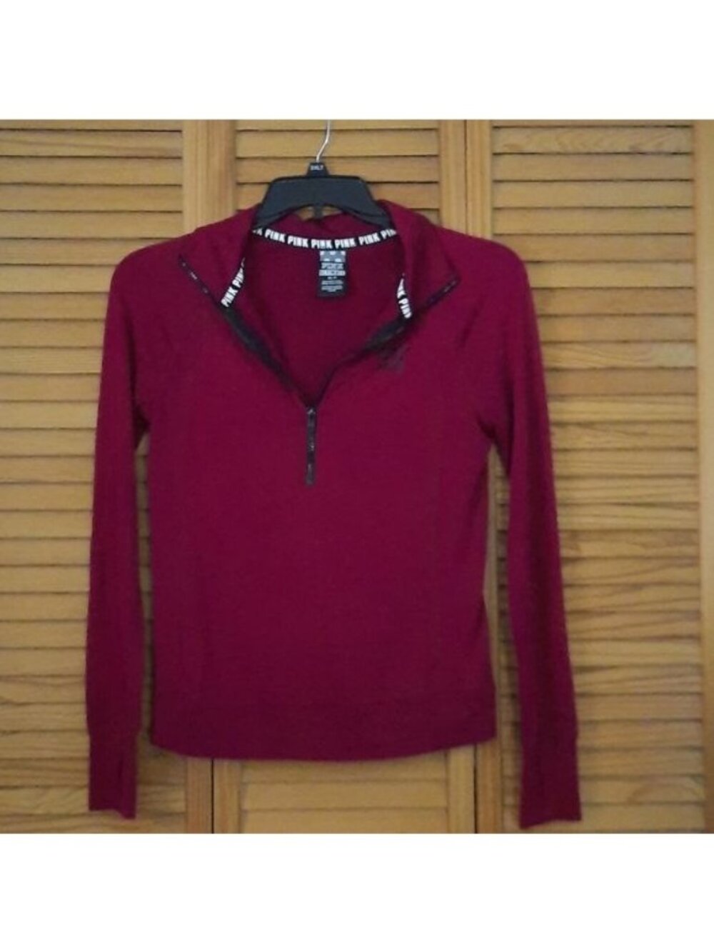 Pink by Victoria's Secret Ultimate 1/2  Zipper Activewear Top Size XS